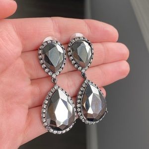 Black/ Silver earrings